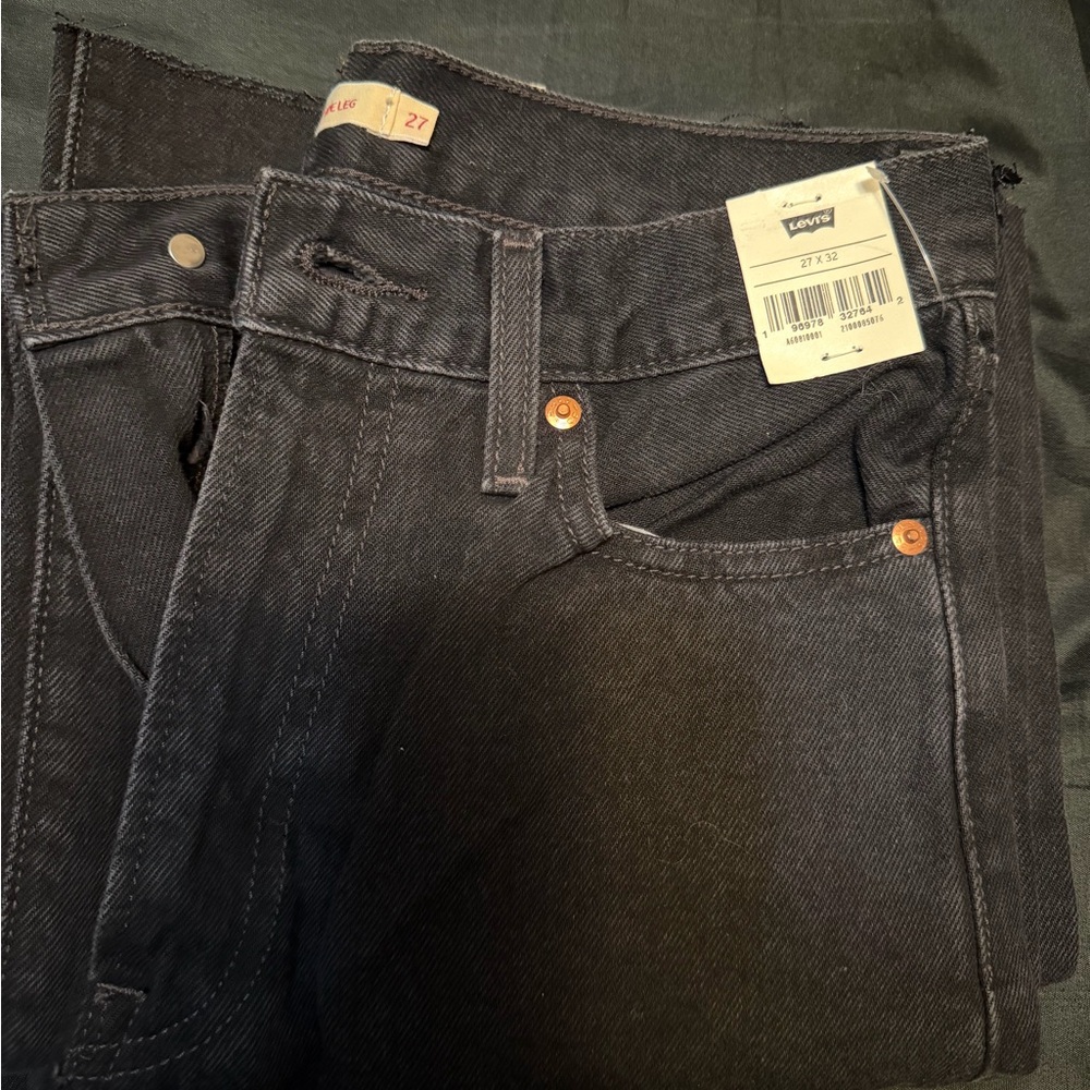 Levi's Charcoal Denim Pants